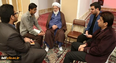جمعی از مسئولین بسیج دانشجویی دانشگاه فرهنگیان با امام جمعه یزد دیدار کردند