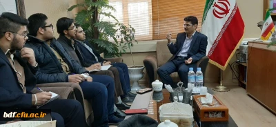برگزاری نشست جمعی از مسئولین بسیج دانشجویی دانشگاه فرهنگیان یزد با ریاست سازمان مدیریت و برنامه ریزی استان یزد