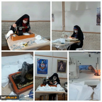  بسیج دانشجویی دانشگاه فرهنگیان بنت الهدی صدر قزوین :

تولید ماسک توسط گروه جهادی ثامن الائمه