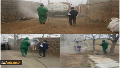 بسیج دانشجویی دانشگاه فرهنگیان سبزوار:

ضد عفونی کردن معابر