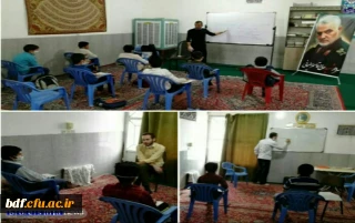 بسیج دانشجویی دانشگاه فرهنگیان یزد:

برگزاری کلاس درس برای دانش آموز محروم از آموزش مجازی