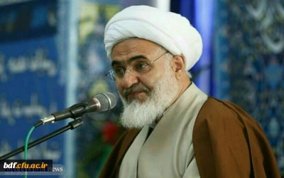 حمایت دانشجویان بسیجی دانشگاه فرهنگیان قزوین از مواضع امام جمعه در مورد هفت سنگان