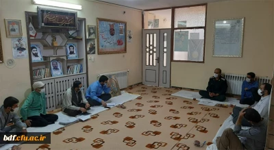 جلسه معاونت فرهنگ سازی مرکز بسیج دانشجویی دانشگاه فرهنگیان با رئیس ستاد برگزاری کنگره شهدای خراسان جنوبی