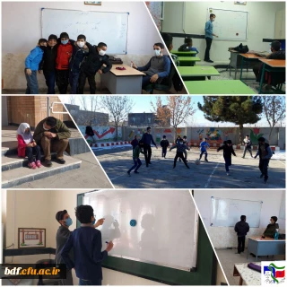 فعالیت جهادی آموزشی تربیتی به دانش آموزان جا مانده از تحصیل