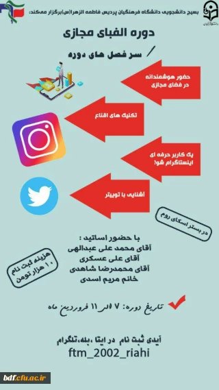 دوره الفبای مجازی